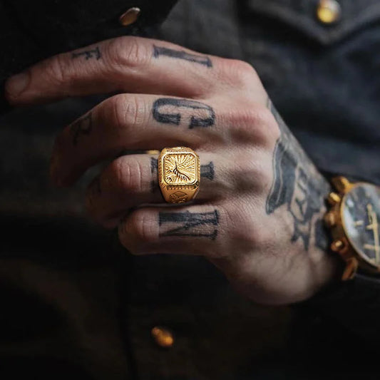 Majestic Eagle Men's Ring